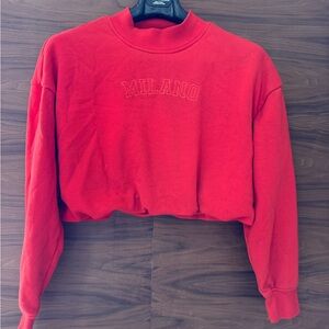 Forever 21 Scarlet Knit Top